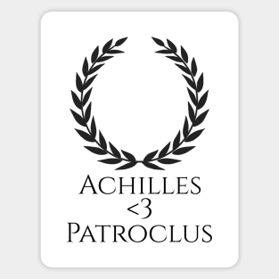 LGBT Gay Pride Achilles <3 Patroclus Ancient Greek Mythology Magnet